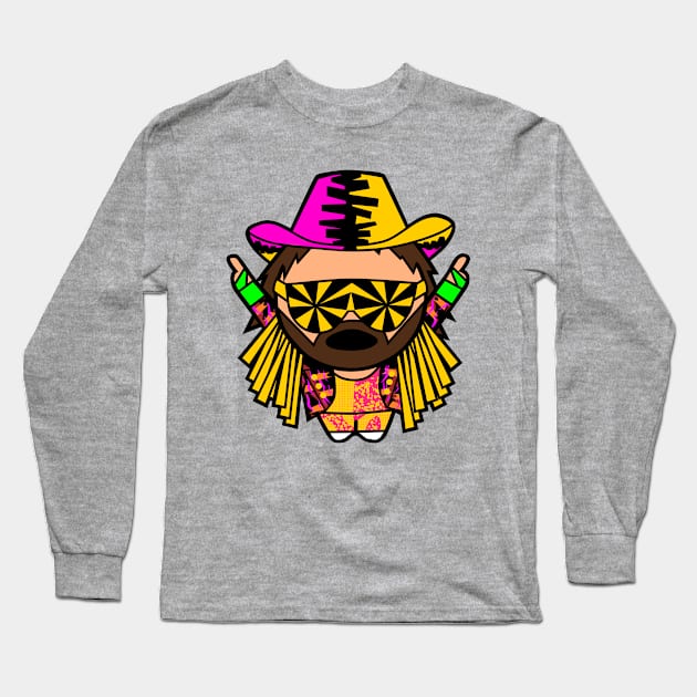 Cute, but Macho Long Sleeve T-Shirt by Smol Might Designs